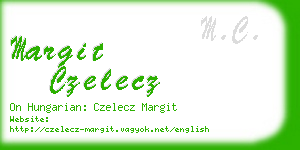 margit czelecz business card